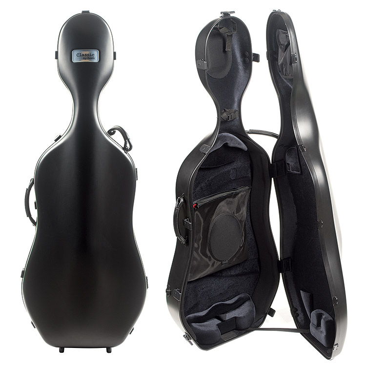 Bam Classic 1001SNN Black 4/4 Cello Case with Wheels