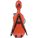 Bam Newtech 1002NWT Terracotta 4/4 Cello Case with Wheels