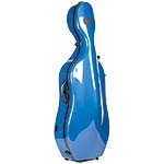 Bam Newtech 1002NWB Blue 4/4 Cello Case with Wheels