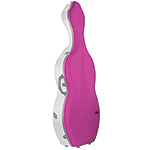 Bam Bonbon Hightech Cello Case, Violet/White