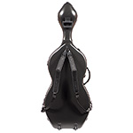 Bam Bonbon Hightech Cello Case with Wheels, Brown/Black