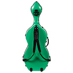 Bam Bonbon Hightech Cello Case with Wheels, Blue/Green