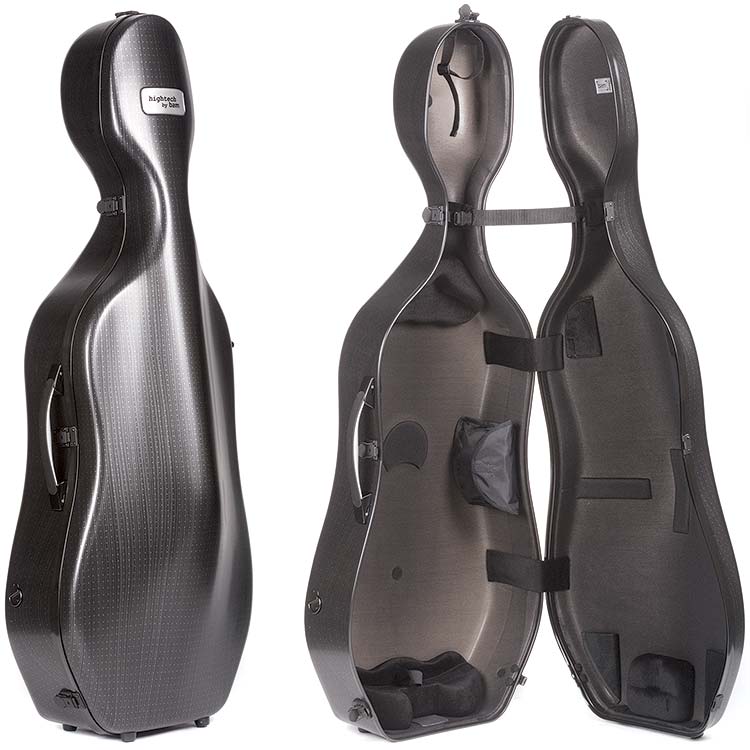 Bam Hightech Compact 1004XLLB Black Lazure 4/4 Cello Case