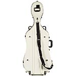 Bobelock 2000W White Fiberglass 4/4 Extra Large Cello Case