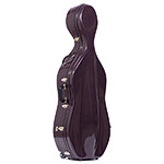Bobelock 2000W Plum Fiberglass 4/4 Cello Case