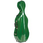 Bobelock 2000W Green Fiberglass 4/4 Cello Case
