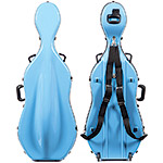 Bobelock 2000W Sky Blue Fiberglass 4/4 Cello Case