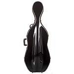 Bobelock 2002 Slim Black Fiberglass 4/4 Cello Case