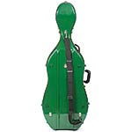 Bobelock 2002 Slim Green Fiberglass 4/4 Cello Case