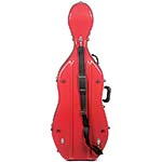 Bobelock 2002 Slim Red Fiberglass 4/4 Cello Case