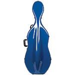 Bobelock 2002 Slim Blue Fiberglass 4/4 Cello Case