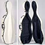 Bobelock 2002 Slim White Fiberglass 4/4 Cello Case