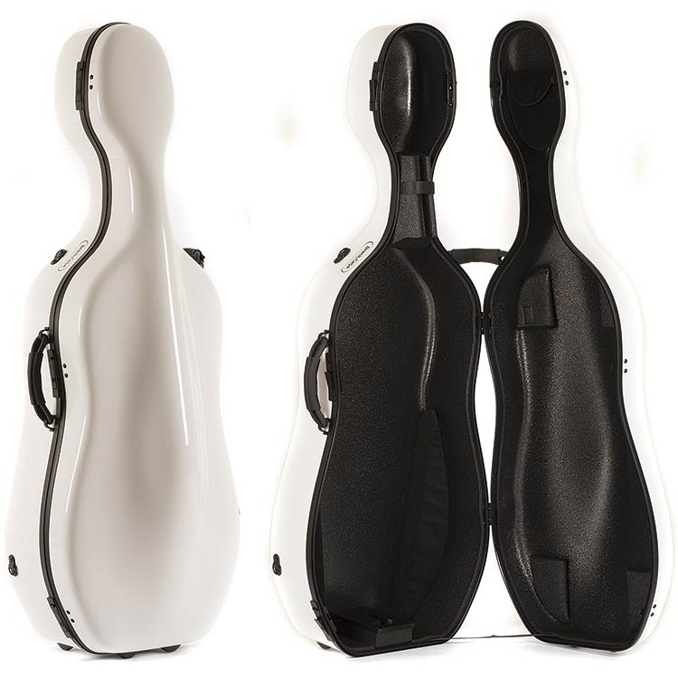 Brack 4/4 White Cello Case