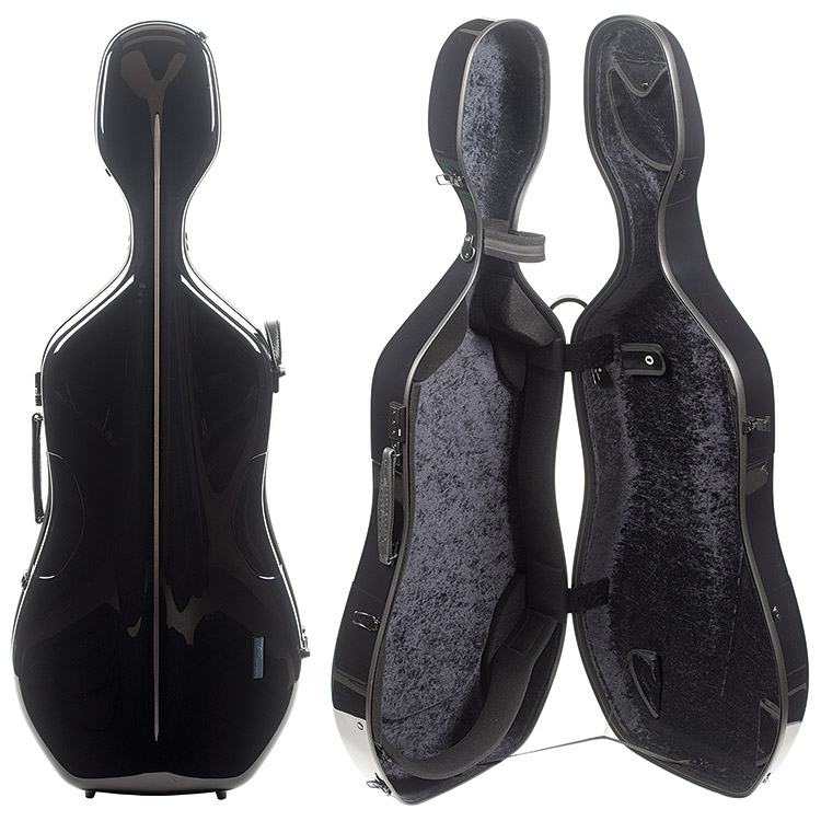 Gewa 341.210 Air 3.9 Black 4/4 Cello Case with Black Interior