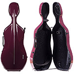 Gewa 341.280 Air 3.9 Purple 4/4 Cello Case with Black interior