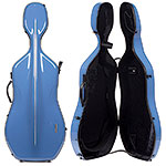 Gewa 341.290 Air 3.9 Blue 4/4 Cello Case with Black interior