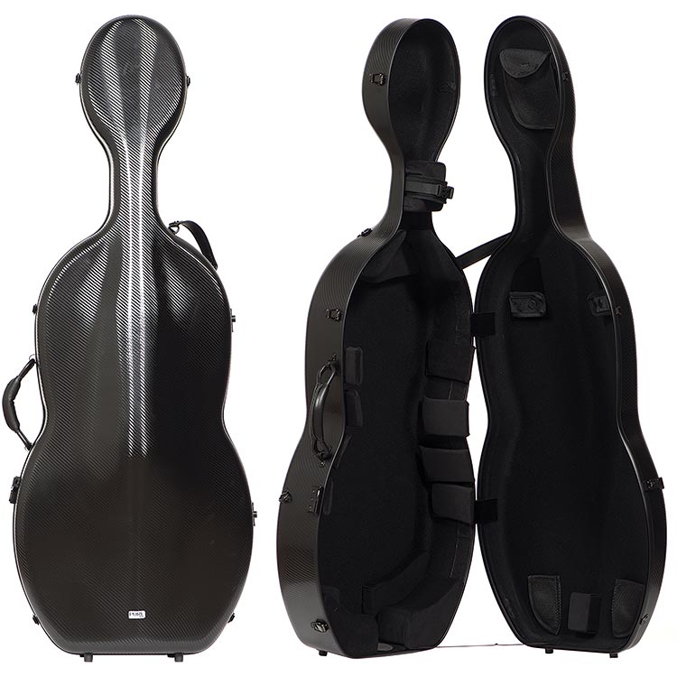 Gewa Pure 4.6 Polycarbonate 4/4 Cello case, Black