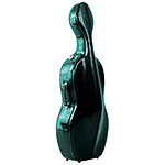 SYC ONE Gloss Emerald Weave 4/4 Cello case
