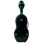 SYC ONE Gloss Emerald Weave 4/4 Cello case