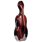 SYC ONE Gloss Red Weave 4/4 Cello case