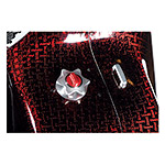 SYC ONE Gloss Red Weave 4/4 Cello case