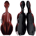 SYC ONE Gloss Red Weave 4/4 Cello case