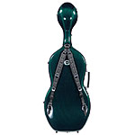 SYC AERO Gloss Emerald Weave 4/4 Cello case