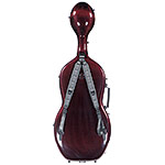 SYC AERO Gloss Red Weave 4/4 Cello case