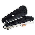 Bam La Defense Hightech Contoured Viola case, Brushed Aluminum