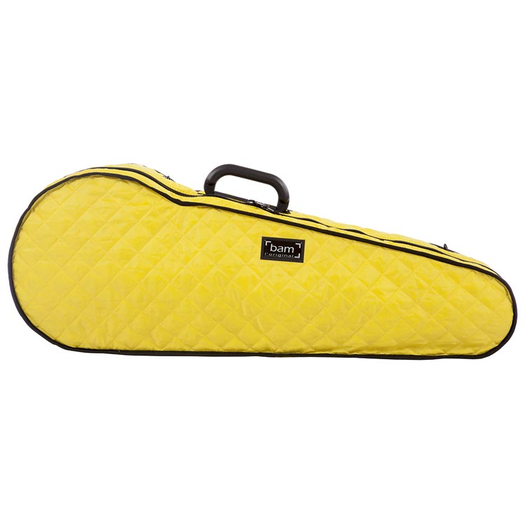Bam Hoodies Cover for Hightech Contoured Viola Case, Yellow