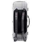 Bam Cabourg Hightech Oblong Viola Case, Silver Exterior with Grey Seal