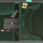 Bobelock 2005 Featherlite Adjustable Viola Case with Green Velvet Interior