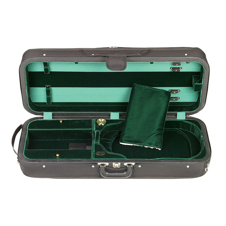 Bobelock 2005 Featherlite Adjustable Viola Case with Green Velvet Interior