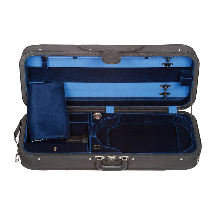 Bobelock 2005 Featherlite Adjustable Viola Case with Blue Velvet Interior