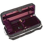Bobelock 2005 Featherlite Adjustable Viola Case with Wine Velvet Interior