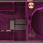 Bobelock 2005 Featherlite Adjustable Viola Case with Wine Velvet Interior