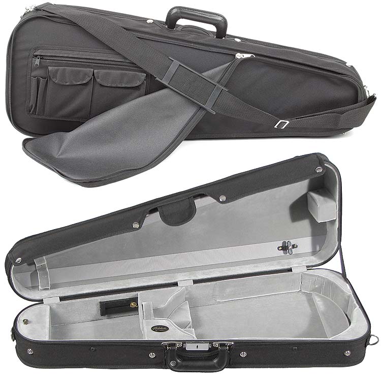 Bobelock 2028V Arrow Adjustable Viola Case with Silver Velvet Interior