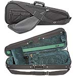 Bobelock 2028 Adjustable Arrow Viola Case with Green Velour Interior