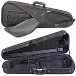 Bobelock 2028 Adjustable Arrow Viola Case with Blue Velour Interior