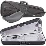 Bobelock 2028 Adjustable Arrow Viola Case with Gray Velour Interior