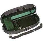 Bobelock 2048 Adjustable Half Moon Viola Case with Green Velvet Interior