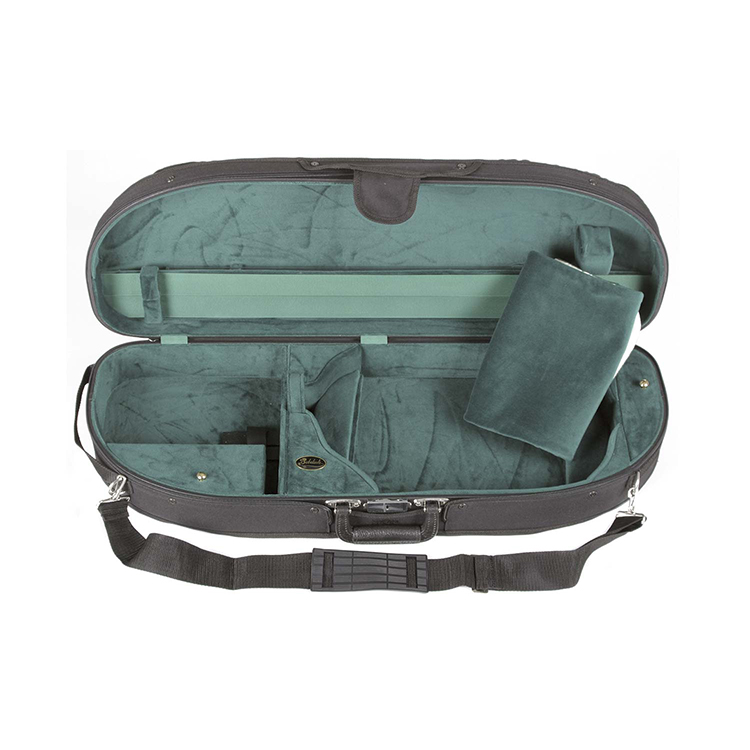 Bobelock 2048 Adjustable Half Moon Viola Case with Green Velour Interior