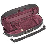 Bobelock 2048 Adjustable Half Moon Viola Case with Wine Velour Interior