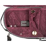 Bobelock 2048 Adjustable Half Moon Viola Case with Wine Velour Interior