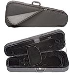 Core 16"-16 1/2" Dart-Shaped Viola Case, susp,  (black/black)