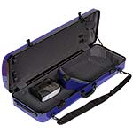 Galaxy Zenith 400SL Oblong Adjustable Blue Viola Case with Gray Interior