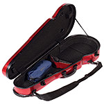 Galaxy Comet 700SL Shaped Adjustable Red Viola Case with Gray Interior