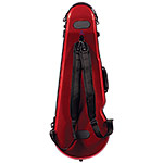Galaxy Comet 700SL Shaped Adjustable Red Viola Case with Gray Interior