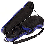Galaxy Comet 700SL Shaped Adjustable Blue Viola Case with Gray Interior