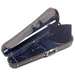 Gewa Liuteria Varianta Shaped Adjustable Black Viola Case with Blue Interior